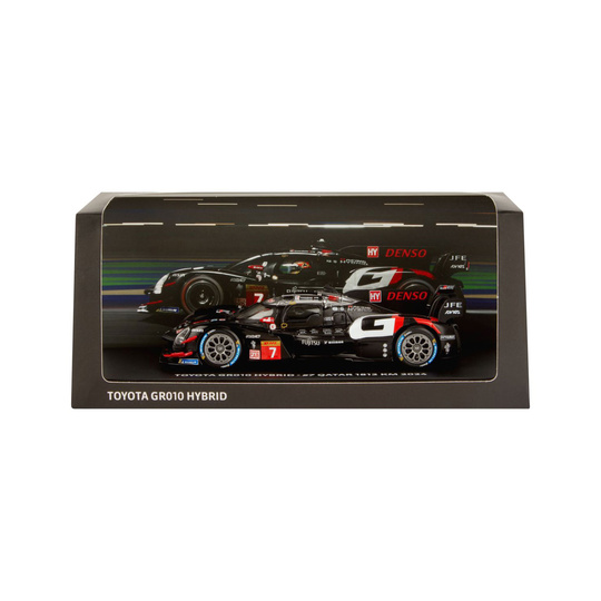 Toyota Gazoo Racing 1:43 WEC GR 010 Hybrid Qatar Model Car