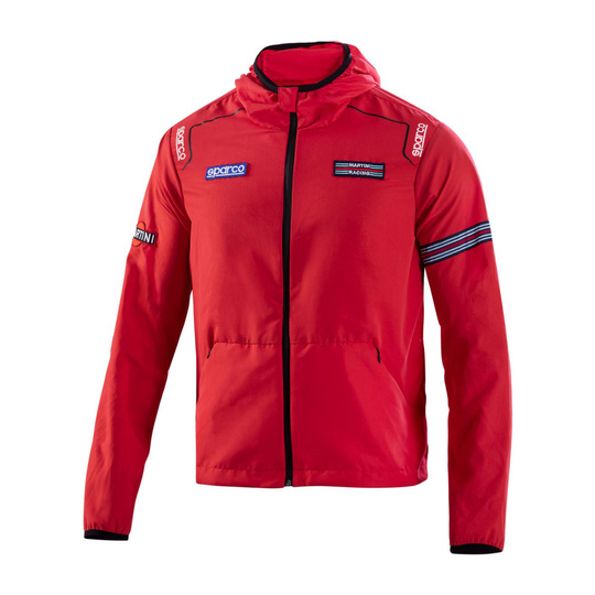 Sparco Wilson Martini Racing Rain Jacket Red