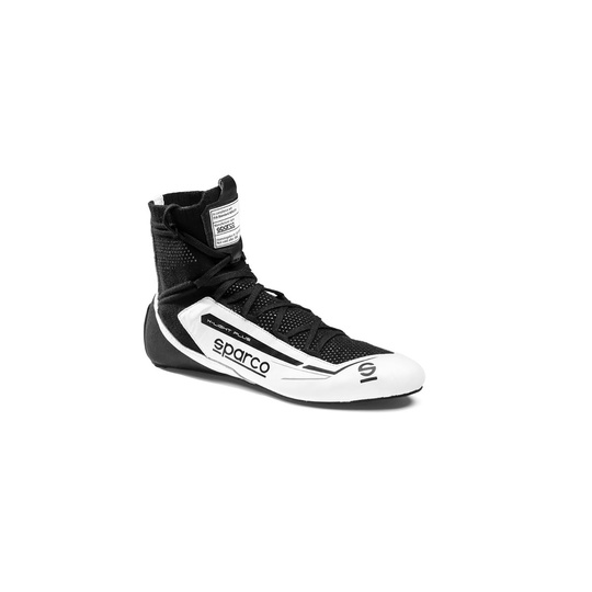 Sparco X-LIGHT+ Racing Shoes White/Black (FIA)
