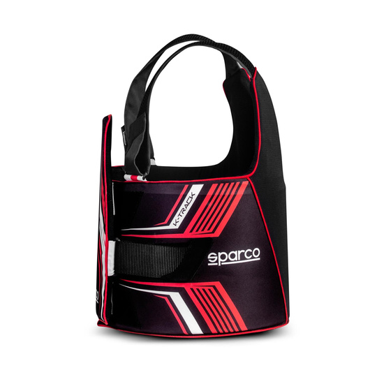 Sparco K-Track Rib Protector Black/Red