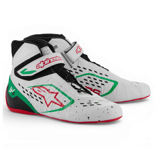 Alpinestars Tech-1 KX V3 Shoes White/Green (FIA)