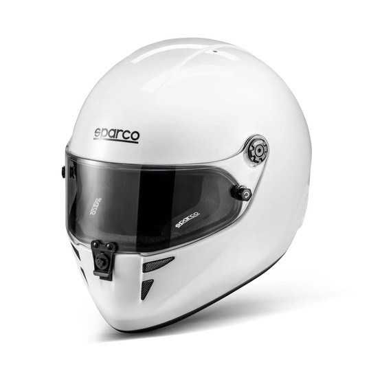 Sparco Stealth KF Helmet White (FIA)