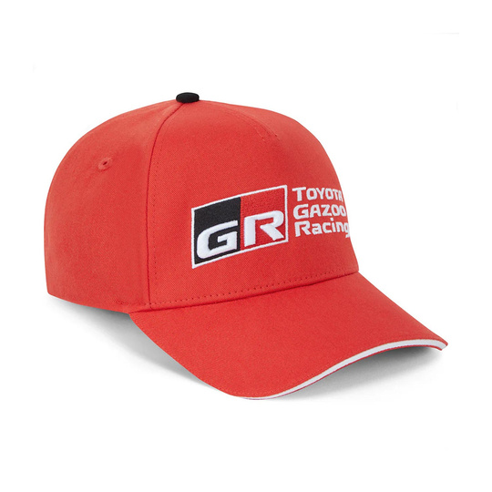 Toyota Gazoo Racing Mens Large Logo baseball cap red