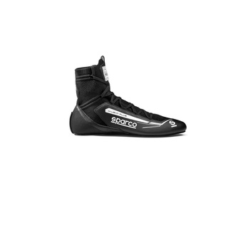 Sparco X-LIGHT+ Racing Shoes Black/White (FIA)