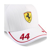 2025 Scuderia Ferrari F1 Team Hamilton White Baseball Cap