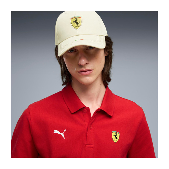 2026 Scuderia Ferrari F1 Mens Logo Polo Shirt red