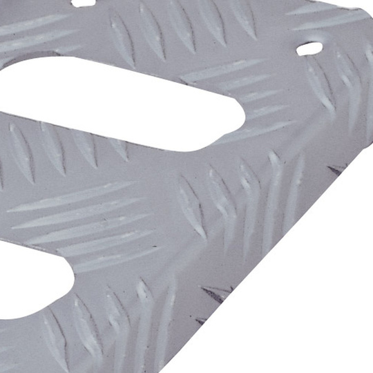 OMP Driver's Left Footrest Silver