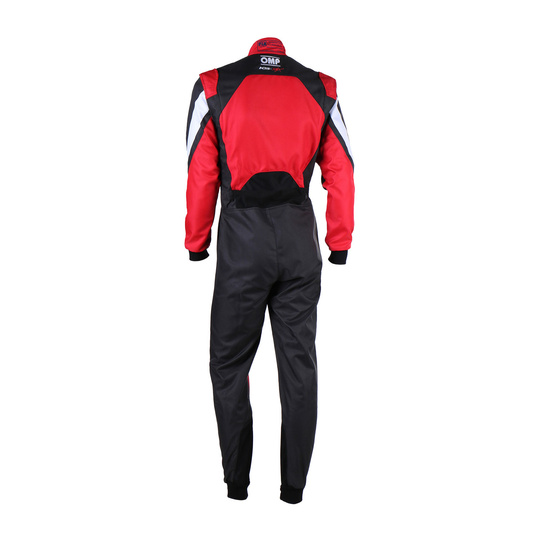 OMP KS-3X Karting Suit Black/Red (FIA)