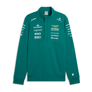 2026 Aston Martin F1 Half Zip Team Sweatshirt
