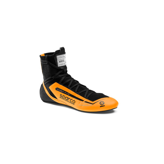 Sparco X-LIGHT+ Racing Shoes Black/Orange (FIA)