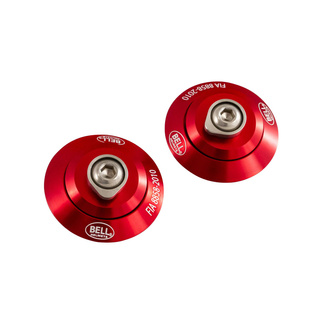 Bell replacement HANS clips red