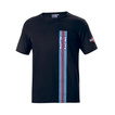 Sparco Stripes Martini Racing T-shirt Black