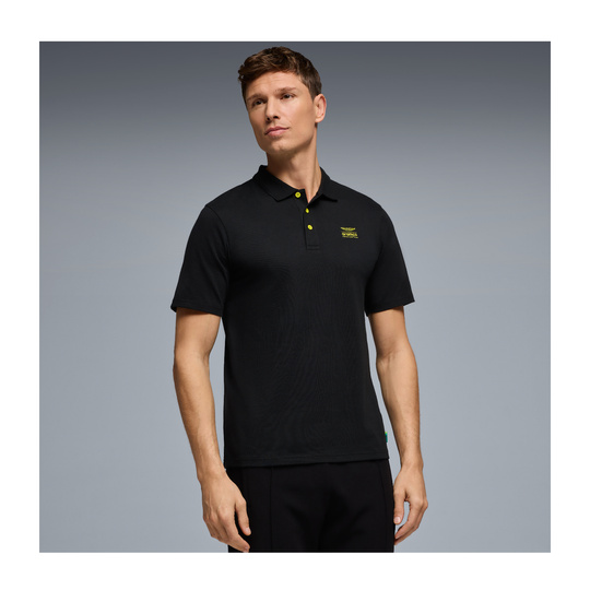 2026 Aston Martin F1 Seasonal Polo Shirt Black