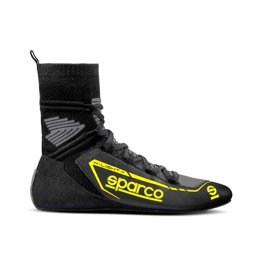 Sparco X-Light+ Racing Shoes Black/Yellow (FIA)