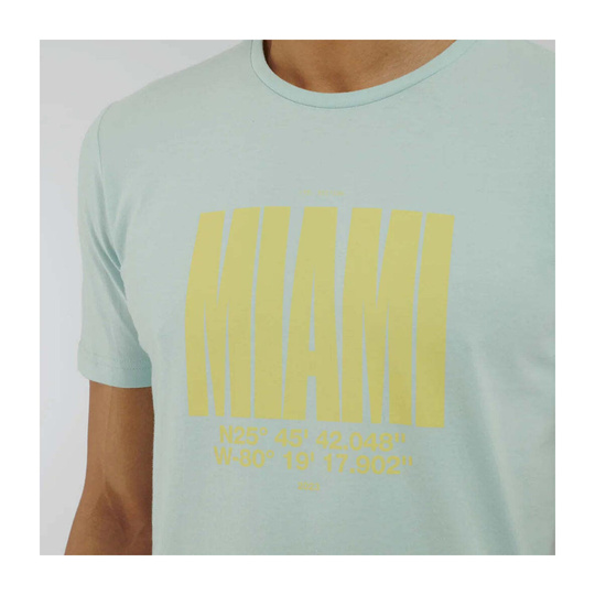 Aston Martin F1 Mens Miami T-shirt blue