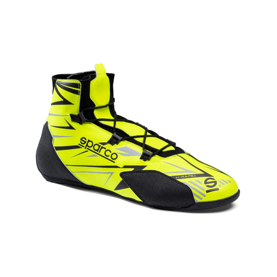 Sparco K-RAPID Lace 8877-2022 Karting Shoes yellow (FIA)