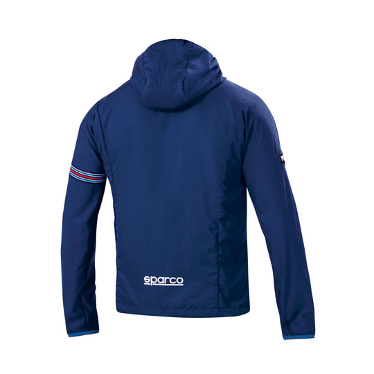 Sparco Wilson Martini Racing Rain Jacket Navy Blue