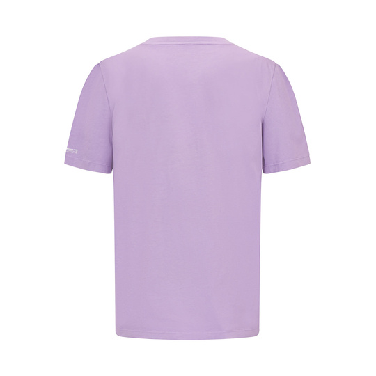 Mercedes AMG F1 Mens Retro Lilac T-shirt