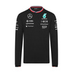 2024 Mercedes AMG F1 Men's Team Long Driver Black T-shirt