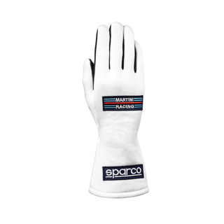Sparco Land Martini Racing MY25 Racing Gloves White (FIA)
