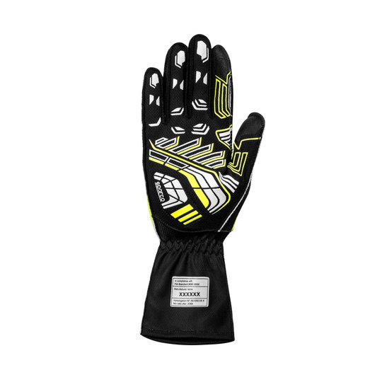 Sparco K-ARROW+ 8877-2022 Karting Gloves black-yellow (FIA)