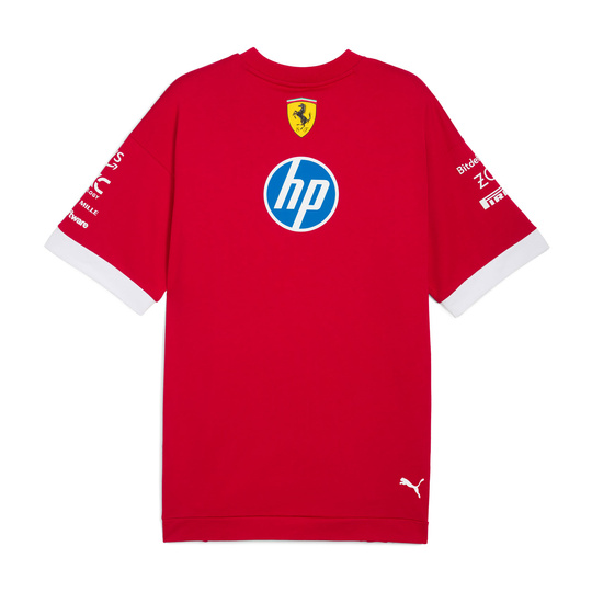 2025 Scuderia Ferrari F1 Mens Drivers Team Oversized T-shirt