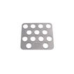 OMP Co-Driver Footrest Silver