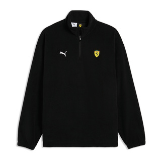 2026 Scuderia Ferrari F1 1/4 Zip Sweatshirt Black