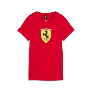 2026 Scuderia Ferrari F1 Ladies Large Logo T-Shirt red