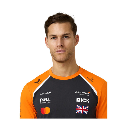 2025 McLaren F1 Mens Set Up Norris Team T-Shirt grey