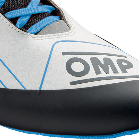 OMP KS-2X Racing Shoes White/Blue (FIA)