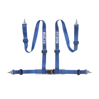 Sparco Club H-4M 4-Point Harness Blue