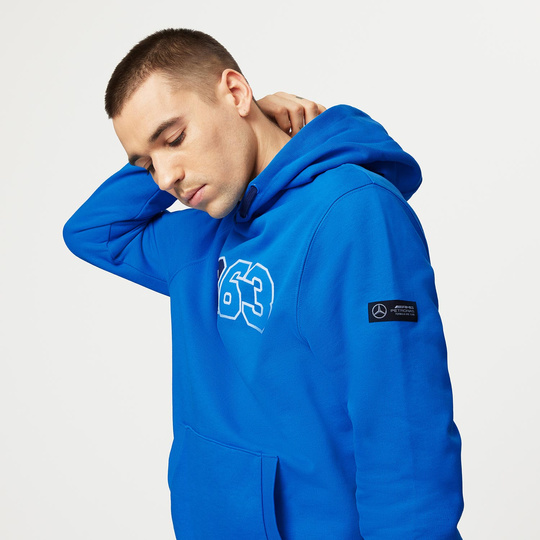 Mercedes AMG F1 George Russell Hoodie Blue