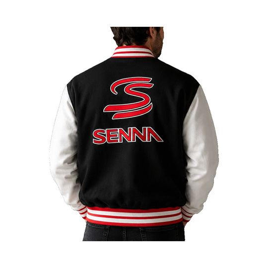2026 Ayrton Senna Collection AS 12 Varsity Jacket