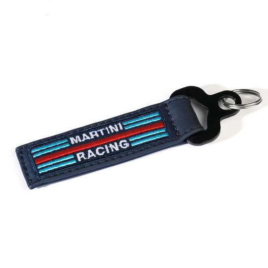 Sparco Martini Racing Leather Keyring 