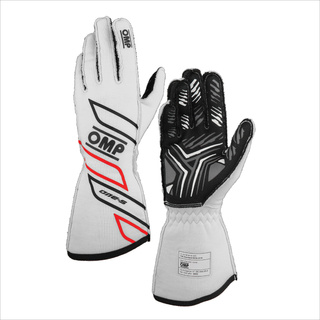 OMP ONE-S MY25 Racing Gloves White (FIA)