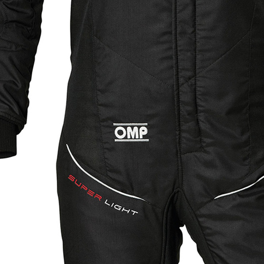 OMP Tecnica Superlight Race Suit Black (FIA)