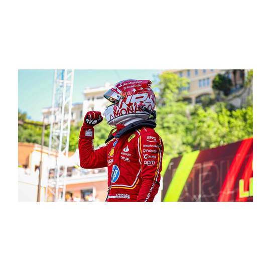 Scuderia Ferrari 1:5 Charles Leclerc helmet Monaco GP