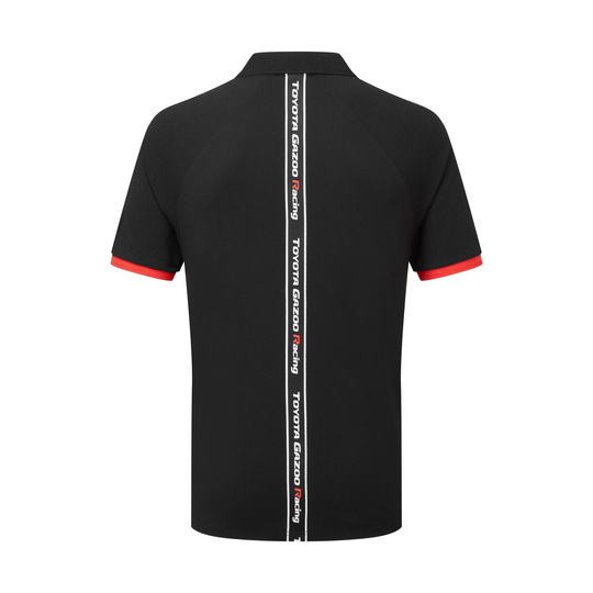 Toyota Gazoo Racing Mens GR Logo Polo Shirt black