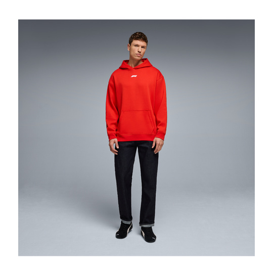 2026 Formula 1 Mens Racing Line Hooded Sweatshirt red