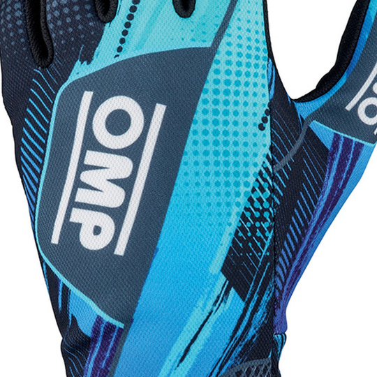 OMP KS-4 ART Racing Gloves Black/Blue