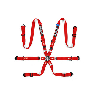 Sparco COMPETITION H-2 PU Safety Belts red (FIA)