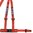 Sparco Club H-3 3-Point Harness Red (ECE)