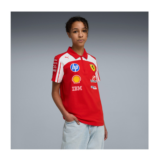 2026 Scuderia Ferrari F1 Kids Team Polo Shirt
