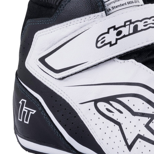Alpinestars Tech 1-T V3 Shoes White/Black (FIA)