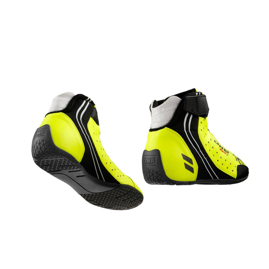 OMP ONE EVO X MY24 Racing Shoes yellow (FIA)