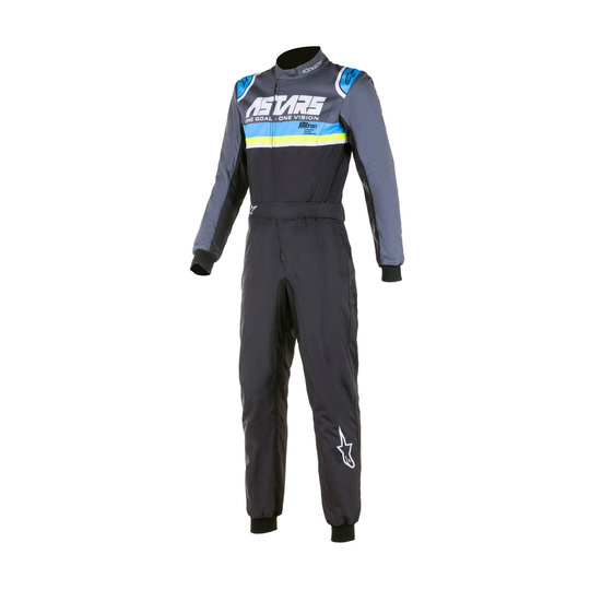 Alpinestars KMX-9 V2 GRAPH4 Karting Suit Black/Grey (CIK)