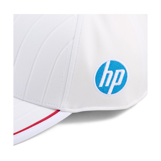 2025 Scuderia Ferrari F1 Leclerc White Team Baseball Cap