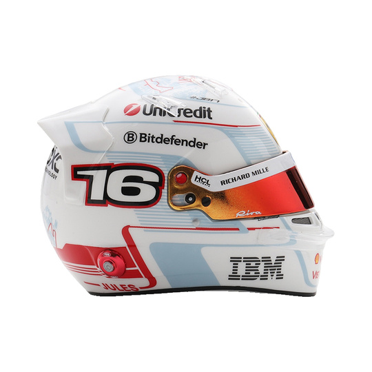 Scuderia Ferrari F1 Charles Leclerc Monaco GP Miniature Helmet 1:5