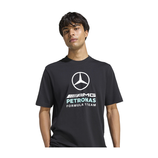2026 Mercedes AMG F1 Mens Large Logo T-shirt black